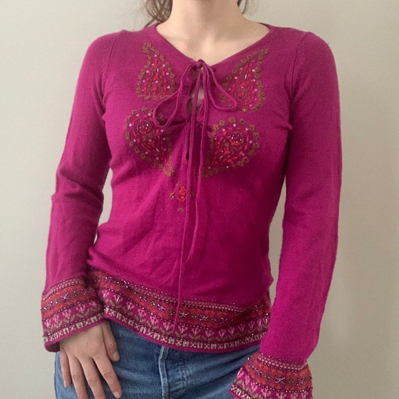 Vintage Banana Republic Boho Sweater 🌷 - Picture 3 of 5